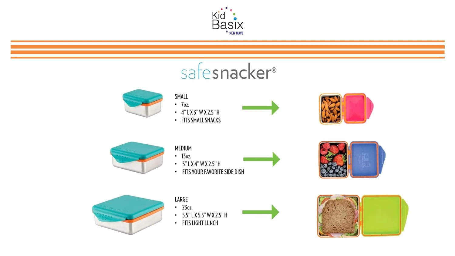 Stacking system — portioning modules for daily packing.