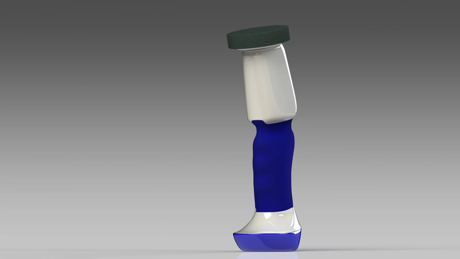 I then generated the final version with a removable base, easy to grip handle and more angular brushmount/motor housing.